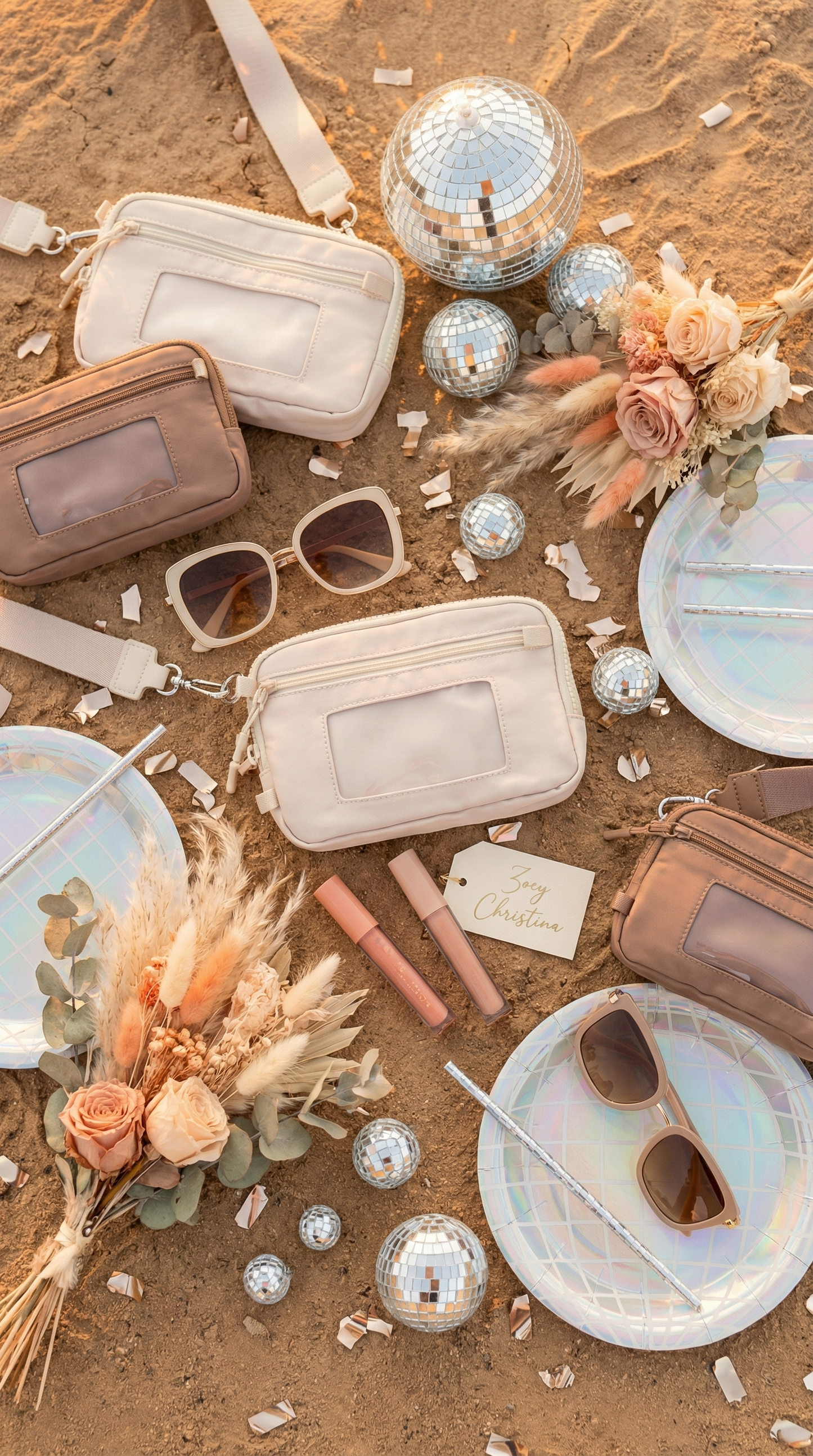 Retro Disco-Themed Paper Plates – 9” Disposable Snack Plates (20 Pack)