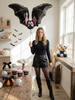 Cute & Whimsical Bat Party Decoration - Halloween Foil Balloon