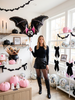 Cute & Whimsical Bat Party Decoration - Halloween Foil Balloon