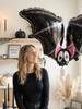 Cute & Whimsical Bat Party Decoration - Halloween Foil Balloon