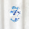 Blue Foil Confetti Balloon – 12" Clear Latex Balloon | Baby Shower, Boy Gender Reveal, Blue Birthday, Bridal Shower Decor