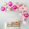 Blush Bubbles Balloon Garland Kit – Pink, White & Pearl Tones | Elegant Party Backdrop for Baby Showers, Birthdays & Bridal Events