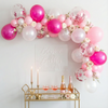 Blush Bubbles Balloon Garland Kit – Pink, White & Pearl Tones | Elegant Party Backdrop for Baby Showers, Birthdays & Bridal Events