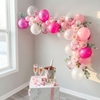Blush Bubbles Balloon Garland Kit – Pink, White & Pearl Tones | Elegant Party Backdrop for Baby Showers, Birthdays & Bridal Events