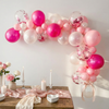 Blush Bubbles Balloon Garland Kit – Pink, White & Pearl Tones | Elegant Party Backdrop for Baby Showers, Birthdays & Bridal Events