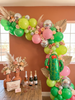 Cactus Blossom Balloon Garland Kit – Green & Pink Desert Party Decor