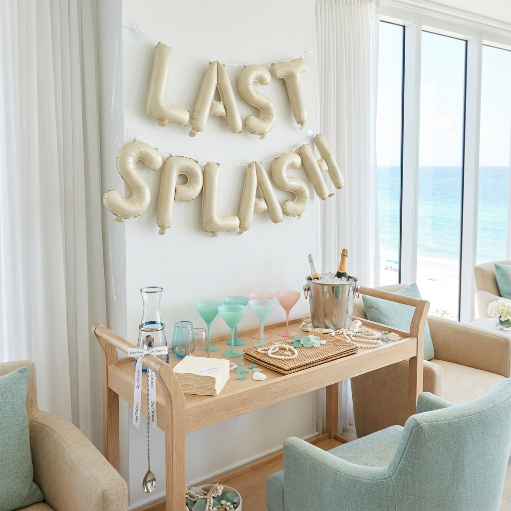 Bachelorette Last Splash Pool Party Decorations, Bride swim party for women, Pool Party Birthday Decorations, Themed ideas, Camp Bache party