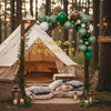 Outdoor Adventure Balloon Garland – Rustic Camping-Themed Party Arch for Bachelorette & Birthdays