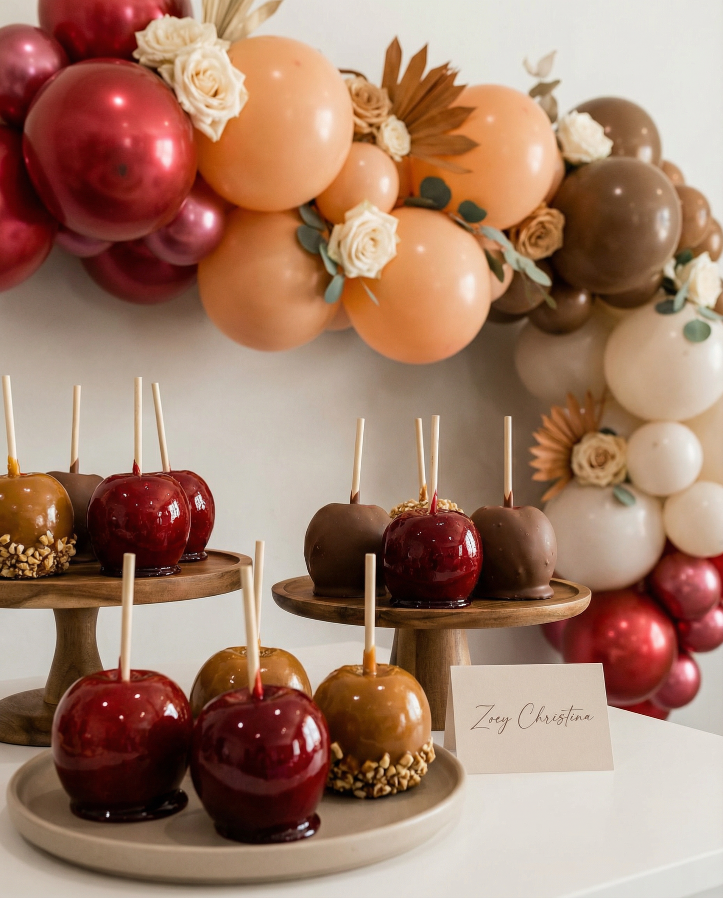 Candy Apple Balloon Garland Kit – Fall & Autumn Party Decor