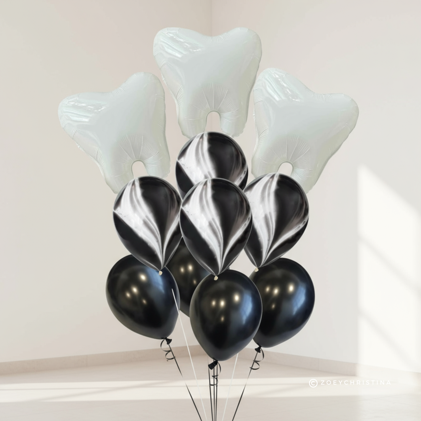 Tooth Balloon Set – Dental Student, Hygienist & Office Party Decor