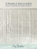 Disco Ball Foil Party Curtains – 6.5’ x 3.4’ (2 Pack) | 70s Party Backdrop