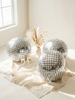 Disco Ball Foil Balloons – 14” Retro Party & Bachelorette Decor