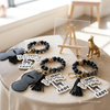 Doberman Mama Keychain – Black Wristlet Keychain for Dog Moms & Pet Lovers
