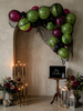 Haunted House Balloon Garland – Gothic & Eerie Halloween Party Supplies