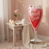 Romantic "Here's to Us" Balloon – Perfect for Love-Themed Celebrations!