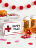 Nurse Graduation Party Table Tent Cards – 12 Pack (Red Foil) for Party Labels