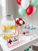 Nurse Graduation Party Table Tent Cards – 12 Pack (Red Foil) for Party Labels