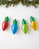 Christmas Bulb Light Balloon Set of 4: Christmas Office party decorations