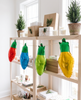 Christmas Bulb Light Balloon Set of 4: Christmas Office party decorations