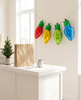 Christmas Bulb Light Balloon Set of 4: Christmas Office party decorations