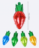 Christmas Bulb Light Balloon Set of 4: Christmas Office party decorations