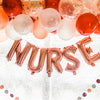 Nurse Balloon Garland Kit – Rose Gold Nursing Graduation & Appreciation Decor