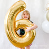 Foil Number Balloons “2” &amp; “5” – 16” or 40” Sizes | Air or Helium Options