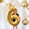 Foil Number Balloons “2” &amp; “5” – 16” or 40” Sizes | Air or Helium Options