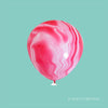 Marble Effect Latex Balloons – Pink Party Balloons