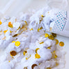 White and Gold Confetti Popper