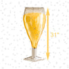 Champagne Glass Balloon – Wedding, Bridal Shower & New Year’s Eve Decor