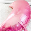 Crescent Moon Foil Balloon – 3 Colors (Silver, Blue, Pink) – Celestial Party Decor