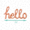 Personalized "Hello" Balloon with Custom Number – Perfect for Any Age!