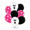 👻 Halloween Balloon Bouquet – Ghost Face + Custom Color Mix