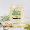 Physician Assistant Therapy Stemless Wine Glass, PA Graduation Gift