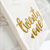 21st Birthday Napkins – White with Gold Foil “Twenty One” | 20-Pack