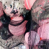 Haunted Chic Balloon Garland – Confetti & Marble Pink Balloons for Witchy Celebrations