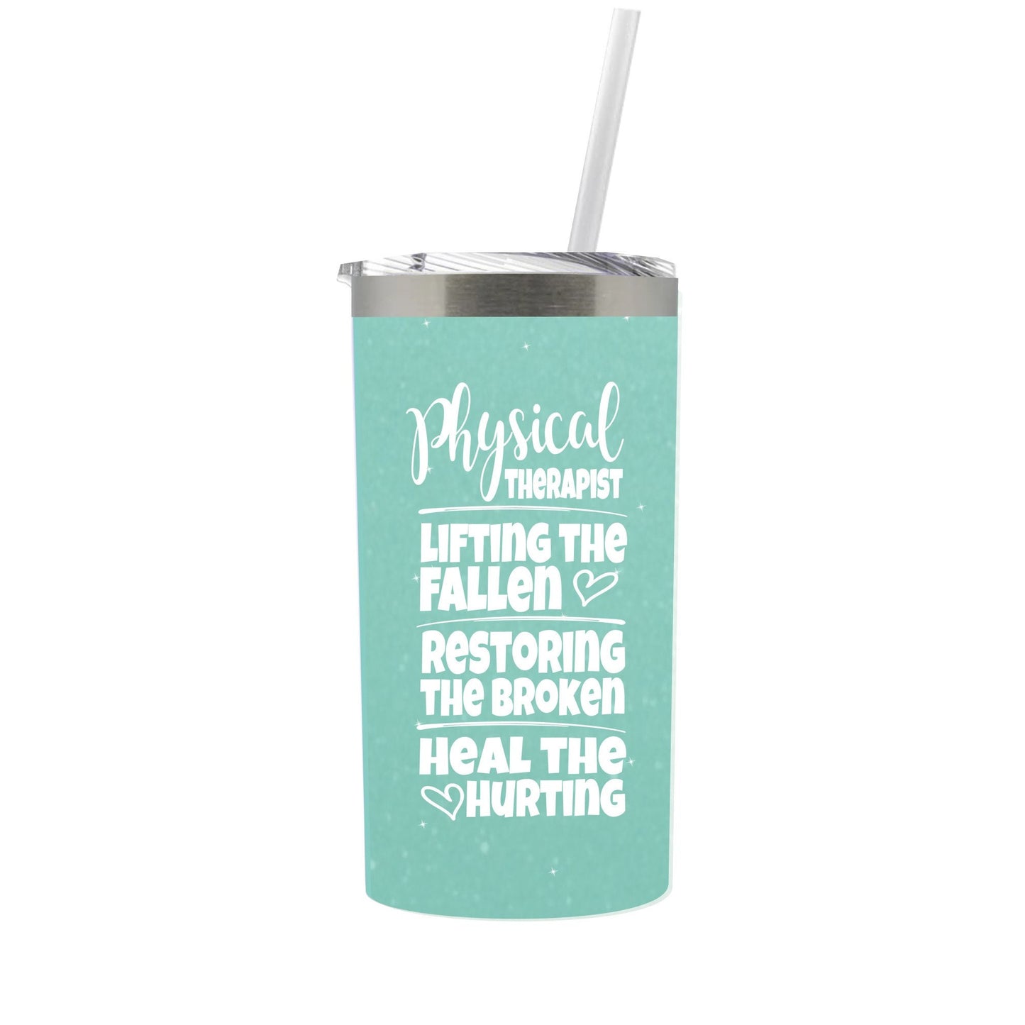 Physical Therapist Coffee Tumbler: Gift for Physical Therapy Assistant, PT Student, Rehab Staff