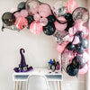 Haunted Chic Balloon Garland – Confetti & Marble Pink Balloons for Witchy Celebrations