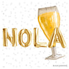 New Orleans Bachelorette Balloons – "NOLA" Foil Letters & Custom Options