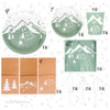 Camping Bachelorette Party Decorations: Plates, Cups, Napkins, Cutlery