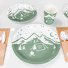 Camping Bachelorette Party Decorations: Plates, Cups, Napkins, Cutlery
