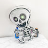 🦴 Small Skeleton Foil Balloon – Approx. 25" Tall