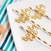 Glitter "Twenty One" Party Straws – 10 Pack for 21st Birthday Drinks