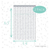 Disco Ball Foil Party Curtains – 6.5’ x 3.4’ (2 Pack) | 70s Party Backdrop
