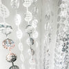 Disco Ball Foil Party Curtains – 6.5’ x 3.4’ (2 Pack) | 70s Party Backdrop