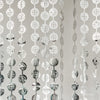 Disco Ball Foil Party Curtains – 6.5’ x 3.4’ (2 Pack) | 70s Party Backdrop