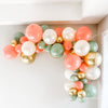 Soft-Toned Holiday Balloon Arch – Elegant Boho Christmas Party Decoration