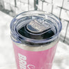 Junior Bridesmaid Tumbler: Pink Ombré Stainless Steel, 16 oz