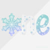 One Snowflake Foil Balloon – Winter Wonderland 1st Birthday Decor